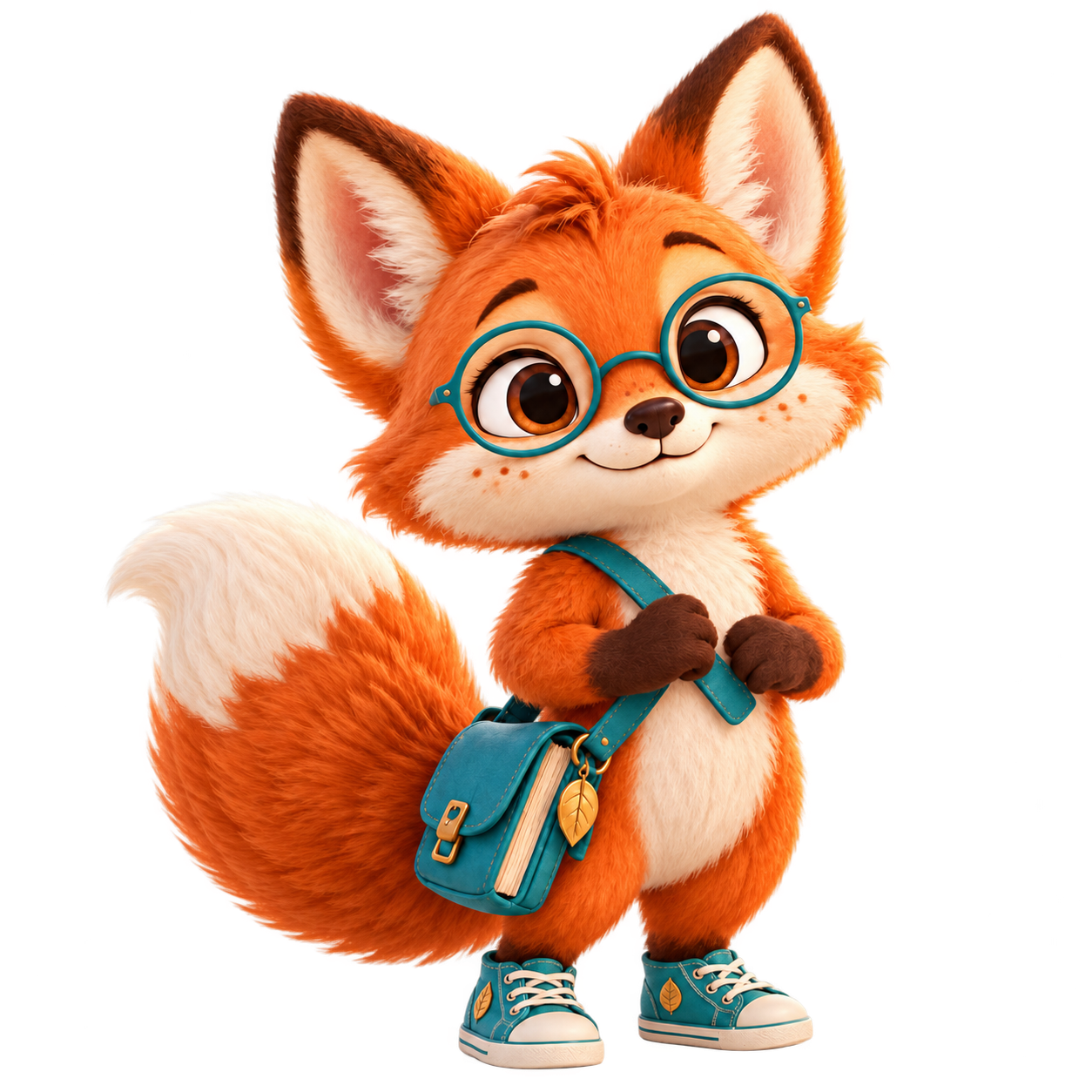 Foxboo, le petit renard explorateur aux lunettes turquoise